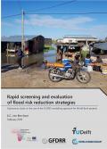 Rapid screening and evaluation of flood risk reduction strategies