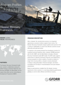 This is the cover for Program Profile Disaster Recovery Framework