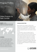 This is the cover for the Program Profile Global Program for Safer Schools 