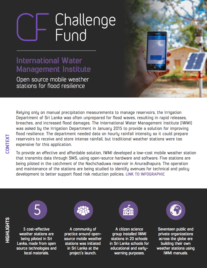 Open-source mobile weather stations to reduce flood damages and increase preparedness