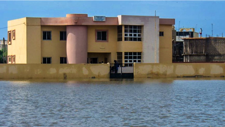 Flooding in Dalifort, Dakar.