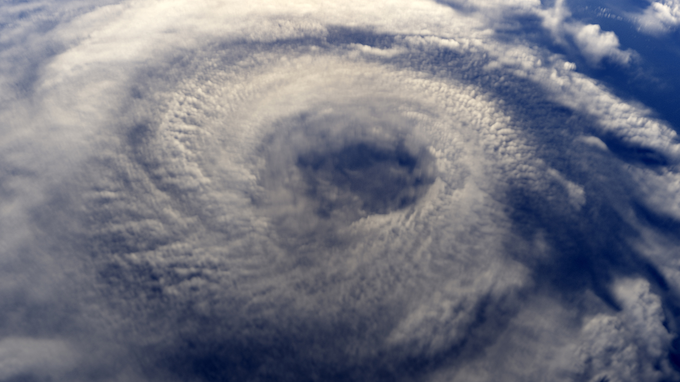 View of a hurricane