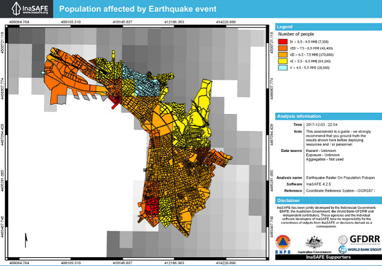 What would be the impact of the 1978 Earthquake on Thessaloniki today? The InaSAFE tool provides a glimpse of this scenario.