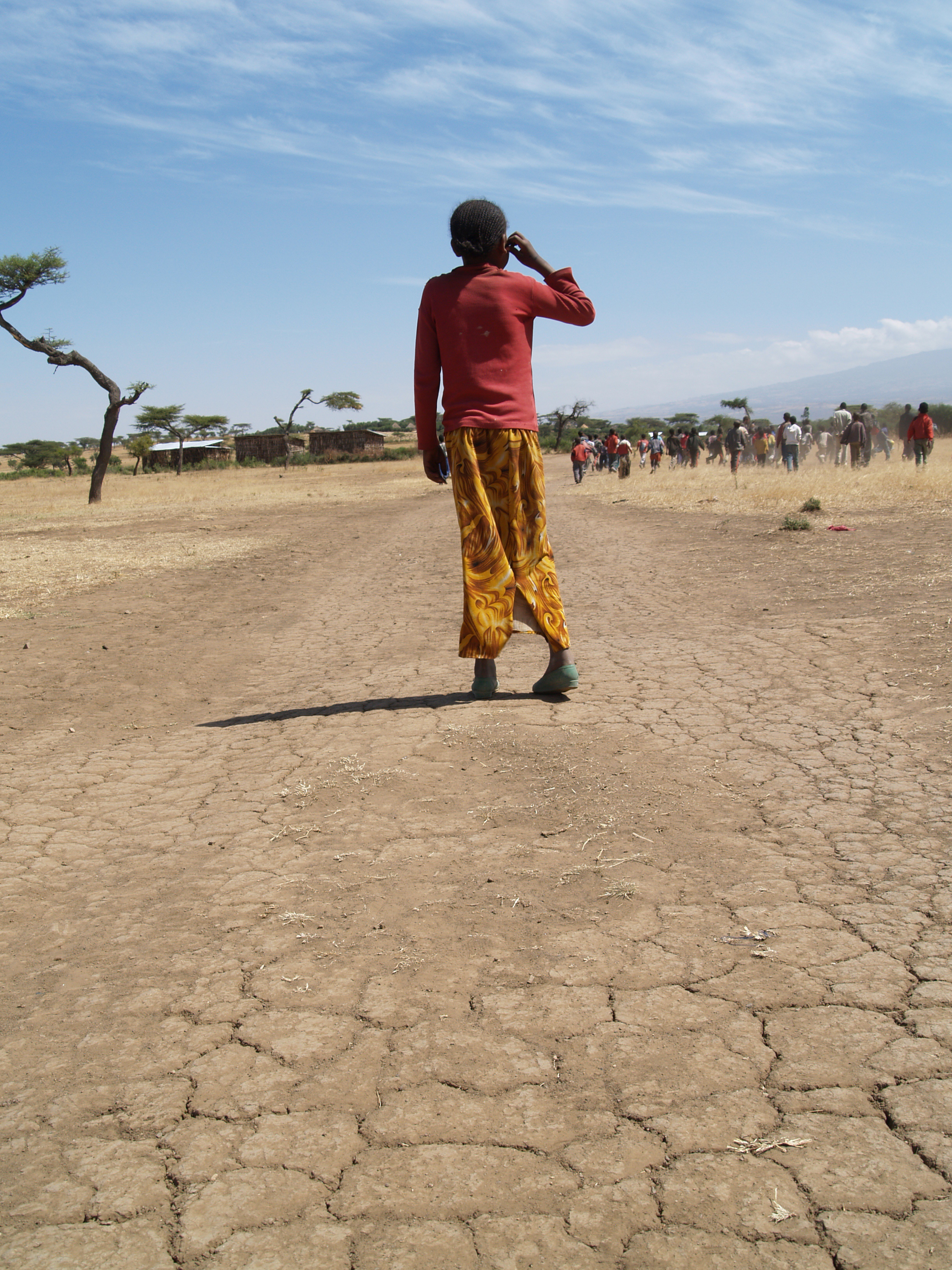 Person affected by drought