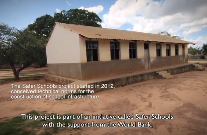 Resilient rehabilitation and construction of classrooms in Mozambique
