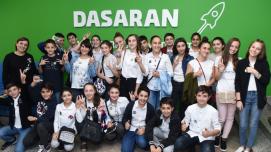 Students at Yerevan school.