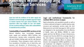 Solutions Brief: Resilient Water Supply and Sanitation Services
