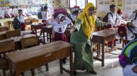 School disaster drill