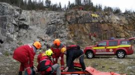 SMURD (Mobile Emergency Service for Resuscitation and Extrication) in action near Cluj-Napoca