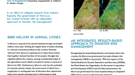 Integrated Disaster Risk Management in Morocco