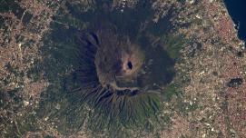Volcán de Fuego in Guatemala, one of Central America’s most active volcanos, spews ash and lava flows in January 2018, just 70 kilometers west of Guatemala City. Image credit: NASA