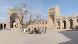 Courtyard of the Kalon Mosque in Bukhara, Uzbekistan (Photo by Jean-Pierre Dalbéra / CC BY-ND 2.0)