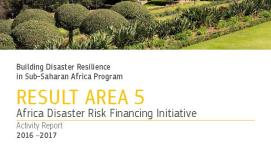 Africa Disaster Risk Financing Initiative Activity Report