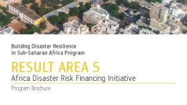 Program Brochure: Africa Disaster Risk Financing Initiative