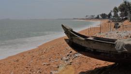 A photo of the beachfront at Port-Bouët