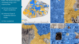 Automated mapping of informal settlements in Kabul, Afghanistan (Jordan Graesser/ORNL)