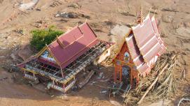 Flooding in Attapeu province, Laos in 2018 (Photo Credit: Shutterstock)