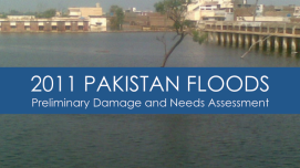2011 Pakistan Floods: Preliminary Damage and Needs Assessment This is the cover for the pakistan pda