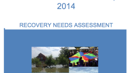 Bosnia and Herzegovina Floods 2014 Recover Needs Assessment This is the cover for the bosnia and herzegovina pda