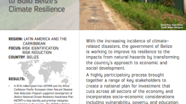 Stories of Impact: Stakeholders Engage to Build Belize’s Climate Resilience This is the stories of impact on Belize