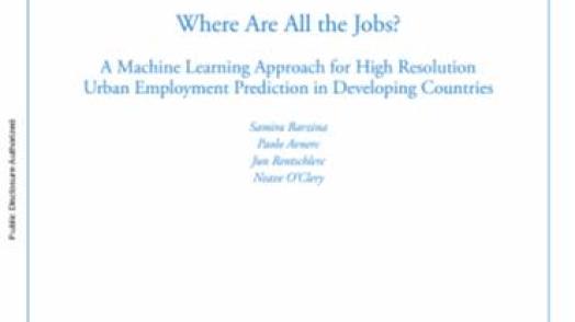 Where Are All the Jobs: Machine Learning for High Resolution Urban Employment Prediction