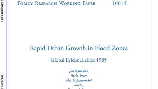 Rapid Urban Growth in Flood Zones: Global Evidence Since 1985