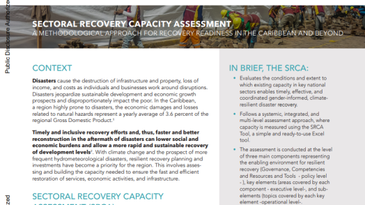 A Methodological Approach for Recovery Readiness in the Caribbean and Beyond