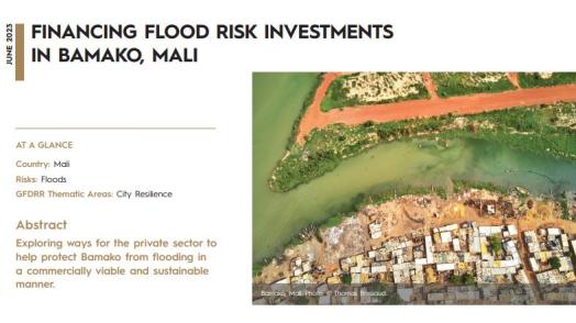 Financing Flood Risk Investments in Bamako, Mali