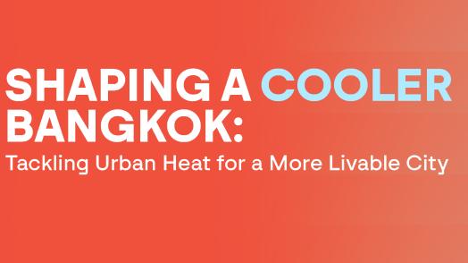 Shaping a Cooler Bangkok: Tackling Urban Heat for a More Livable City