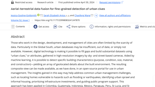 Aerial-terrestrial data fusion for fine-grained detection of urban clues