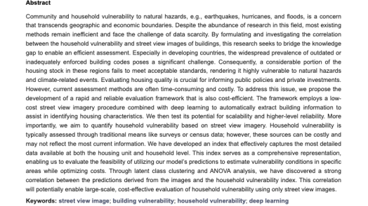 Assessing Climate Disaster Vulnerability in Peru and Colombia