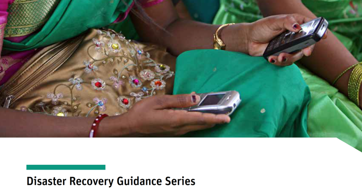 Communication During Disaster Recovery | GFDRR | GFDRR