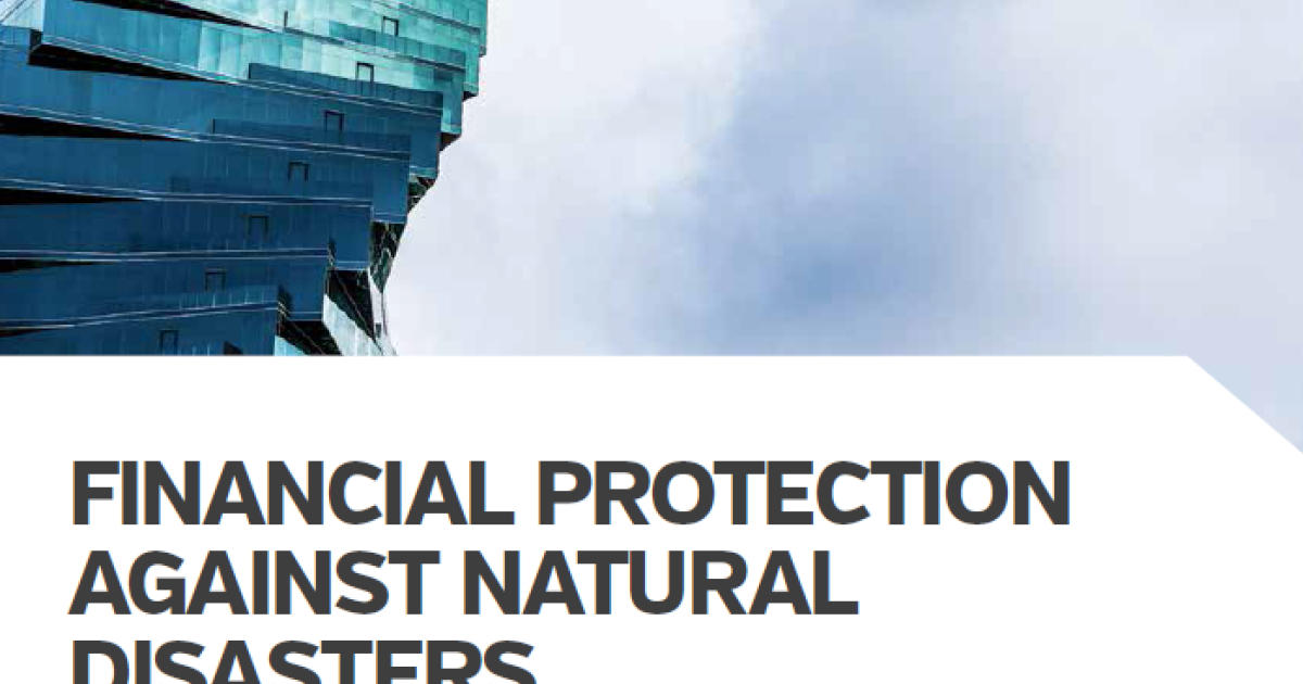 Financial Protection Against Natural Disasters: An Operational ...
