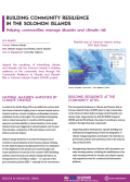 Results in Resilience: Building Community Resilience in the Solomon Islands