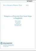 Mangroves as protection from storm surges in Bangladesh