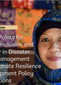 Entry Points for Social Inclusion and Gender in Disaster Risk Management and Climate Resilience Development Policy Operations: Guidance Note (English)