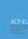 Activity Report ACP-EU NDRR Program (2015-2016)