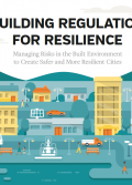 Infographic on managing risks and improving construction to be more resilient