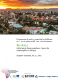 Publication du rapport d'activité de l'Initiative ADRF de financement des risques de catastrophes en Afrique