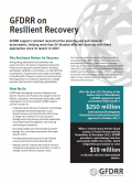 This is the cover page for the thematic note on Resilient Recovery