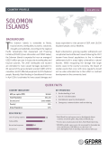 Country Profile: Solomon Islands