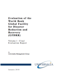 This is the cover to the evaluation 