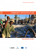 This is the cover for the pdna guidelines volume b community infrastructure